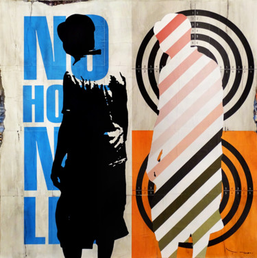 Malerei mit dem Titel "Tehos - No hope, No…" von Tehos, Original-Kunstwerk, Acryl