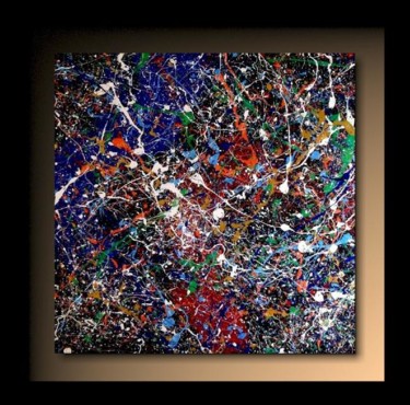 Painting titled "Abstraction p 05" by Tehos, Original Artwork, Oil