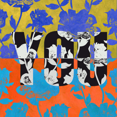 Tehos - You Painting titled "Tehos - You" by Tehos, Original Artwork, Acrylic