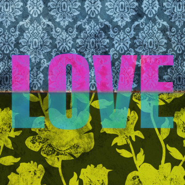 "Tehos - Love" başlıklı Tablo Tehos tarafından, Orijinal sanat, Akrilik