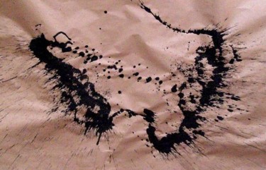 Peinture intitulée "Forme abstraite K2" par Tehos, Œuvre d'art originale, Huile