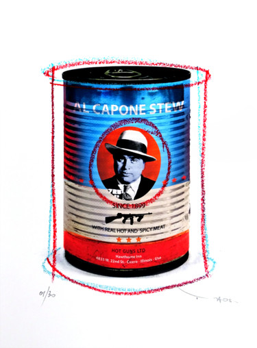 印花与版画 标题为“Tehos - Al Capone S…” 由Tehos, 原创艺术品, 数字打印
