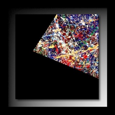 Peinture intitulée "Abstraction spr 09" par Tehos, Œuvre d'art originale, Huile