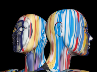Digital Arts με τίτλο "Tehos - Emotional r…" από Tehos, Αυθεντικά έργα τέχνης, 2D ψηφιακή εργασία