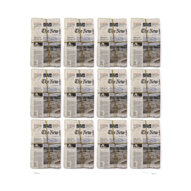 Tehos - twelve New york times - 29 of Octobe 2019 Printmaking titled "Tehos - twelve New…" by Tehos, Original Art, Digital Print