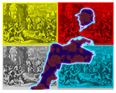 Estampas & grabados titulada "When Moses strike t…" por Tehos, Obra de arte original, Fotografía digital
