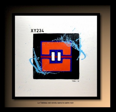 Malarstwo zatytułowany „Abstraction XY234” autorstwa Tehos, Oryginalna praca, Akryl
