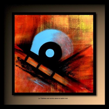 Painting titled "Abstraction V05" by Tehos, Original Artwork, Oil