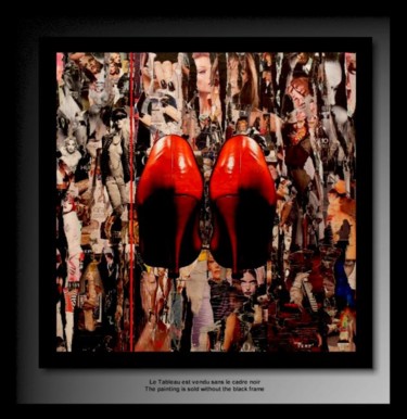 Painting titled "Fashion Wall II" by Tehos, Original Artwork, Oil