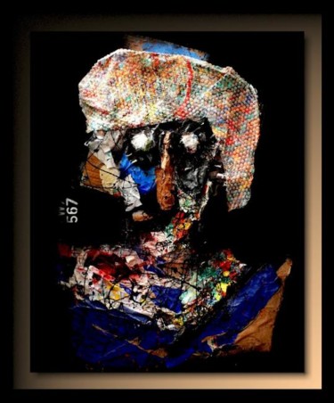 Peinture intitulée "King Bong" par Tehos, Œuvre d'art originale, Huile