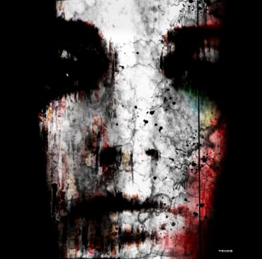 Pintura intitulada "Strange Face 02" por Tehos, Obras de arte originais, Óleo