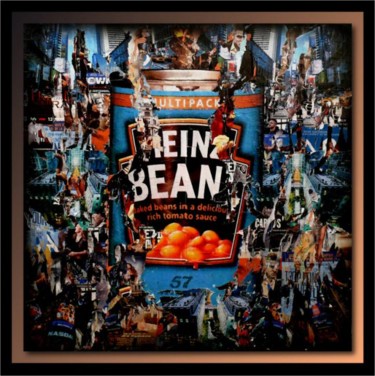 Malerei mit dem Titel "American Beans" von Tehos, Original-Kunstwerk, Öl