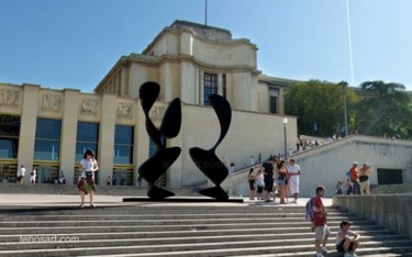 Skulptur mit dem Titel "Les danseurs" von Tehos, Original-Kunstwerk