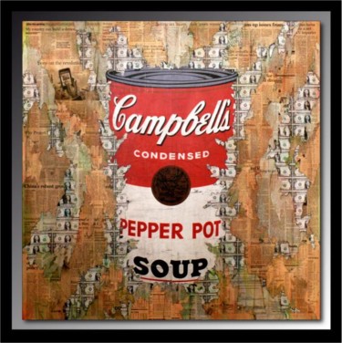 Картина под названием "Hot Pepper Soup 05" - Tehos, Подлинное произведение искусства, Масло