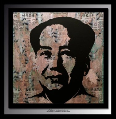 Painting titled "Mao 03" by Tehos, Original Artwork, Oil