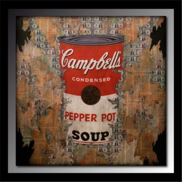 Картина под названием "Pepper Soup 08" - Tehos, Подлинное произведение искусства, Масло