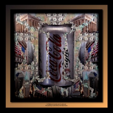 Картина под названием "American Dream 60" - Tehos, Подлинное произведение искусства, Масло
