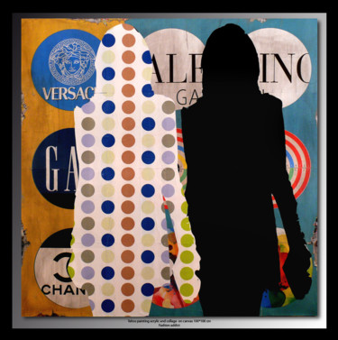 Картина под названием "Fashion Addict" - Tehos, Подлинное произведение искусства, Другой