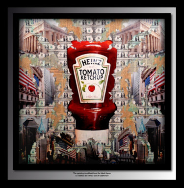 Painting titled "Heinz Tomato Ketchu…" by Tehos, Original Artwork, Other