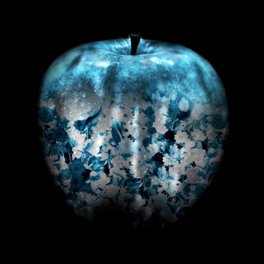 Arts numériques intitulée "Frozen apple" par Tehos, Œuvre d'art originale, Autre