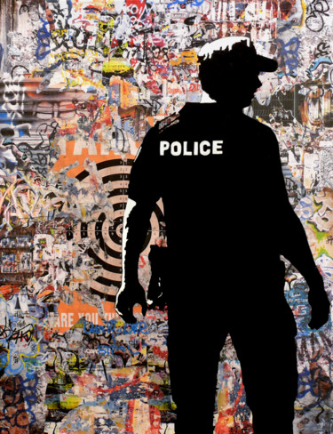 Картина под названием "Under arrest" - Tehos, Подлинное произведение искусства, Другой