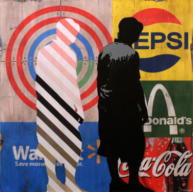 Malerei mit dem Titel "Just an ordinary da…" von Tehos, Original-Kunstwerk, Acryl