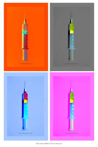 Arts numériques intitulée "Tehos - Push for 21…" par Tehos, Œuvre d'art originale, Autre