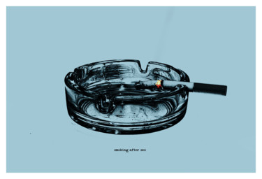 Arte digitale intitolato "Tehos - smoking aft…" da Tehos, Opera d'arte originale, Altro