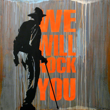 Peinture intitulée "Tehos - We will roc…" par Tehos, Œuvre d'art originale, Acrylique