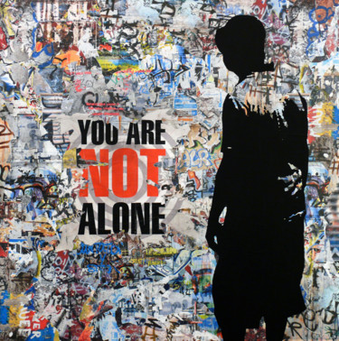 Malarstwo zatytułowany „Tehos - You are not…” autorstwa Tehos, Oryginalna praca, Akryl