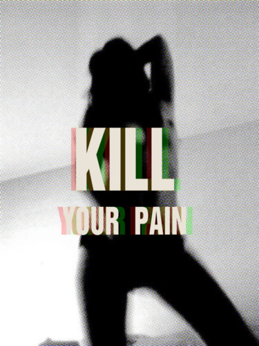 Photographie intitulée "Tehos Kill you pain…" par Tehos, Œuvre d'art originale