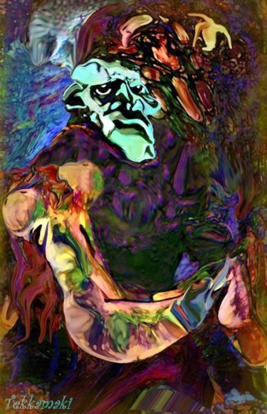 Arts numériques intitulée "Frankenstein" par Tekkamaki, Œuvre d'art originale, Peinture numérique