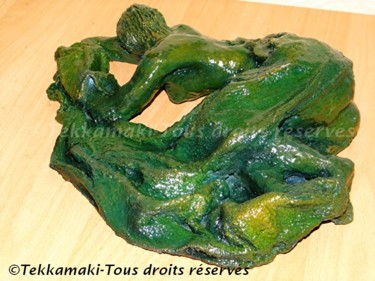 Sculpture intitulée "Le Drap" par Tekkamaki, Œuvre d'art originale, Techniques mixtes