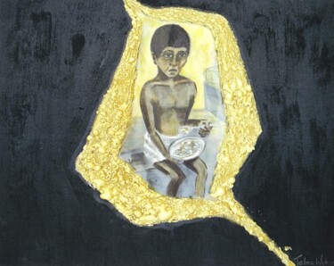 Картина под названием "FOME" - Telma Weber, Подлинное произведение искусства, Другой