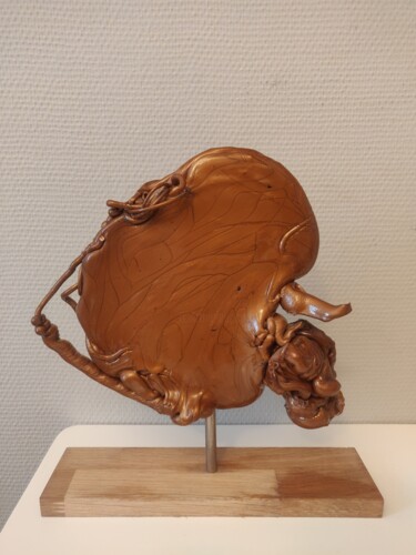 Sculpture titled "The Beast" by Tenos3000, Original Artwork, Plastic