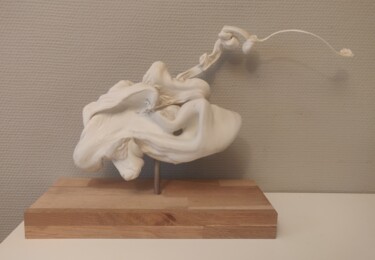 Sculpture titled "The Cloud" by Tenos3000, Original Artwork, Plastic