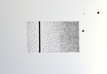 "Rays dividing space" Nr.2 Disegno intitolato ""Rays dividing spac…" da Teodor Isfan, Opera d'arte originale, Acquarello