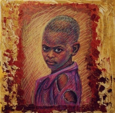 Pittura intitolato "AFRICA" da Loreta Teodorova, Opera d'arte originale, Olio