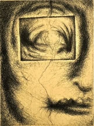 Disegno intitolato "Frustrazione sentim…" da Loreta Teodorova, Opera d'arte originale, Altro