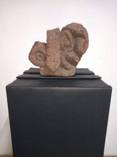 Sculpture titled "Sin título." by Teófilo Reyes, Original Artwork, Stone