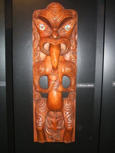 Painting titled "Te Kaha" by Teraimana Tahiata, Original Artwork