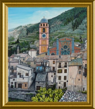 Painting titled "Saint dalmas de ten…" by Térégia, Original Artwork