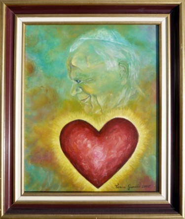 Peinture intitulée "Un homme de coeur" par Térégia, Œuvre d'art originale