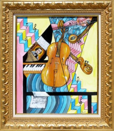 Painting titled "Merci...CHOPIN…" by Térégia, Original Artwork