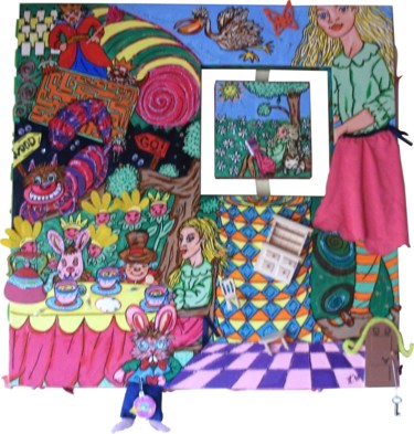 Pintura intitulada "Wonderland" por Iupilupi, Obras de arte originais