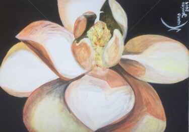 Pintura titulada "Flor #artistsupport…" por Teresa Rojão, Obra de arte original, Acrílico