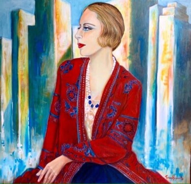 Pittura intitolato "Tamara" da Teresa Riganello, Opera d'arte originale, Olio
