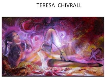 Peinture intitulée "Mariola" par Chivrall, Œuvre d'art originale, Autre Monté sur Châssis en bois