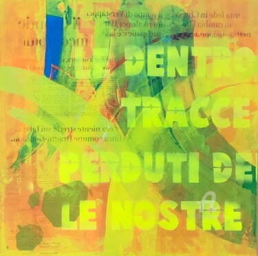 Peinture intitulée "Perduti dentro le n…" par Teresa Coratella, Œuvre d'art originale, Acrylique Monté sur Châssis en bois