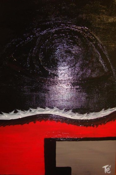 Pintura intitulada ""Olhando para o Hor…" por Maria Teresa Duarte, Obras de arte originais